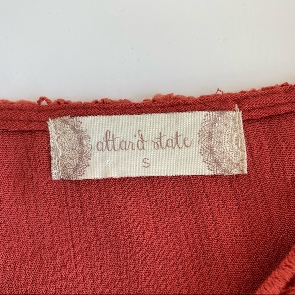 Altar’d State Crocheted Long Sleeve Lightweight Boho Tunic Dress - Picture 10 of 13